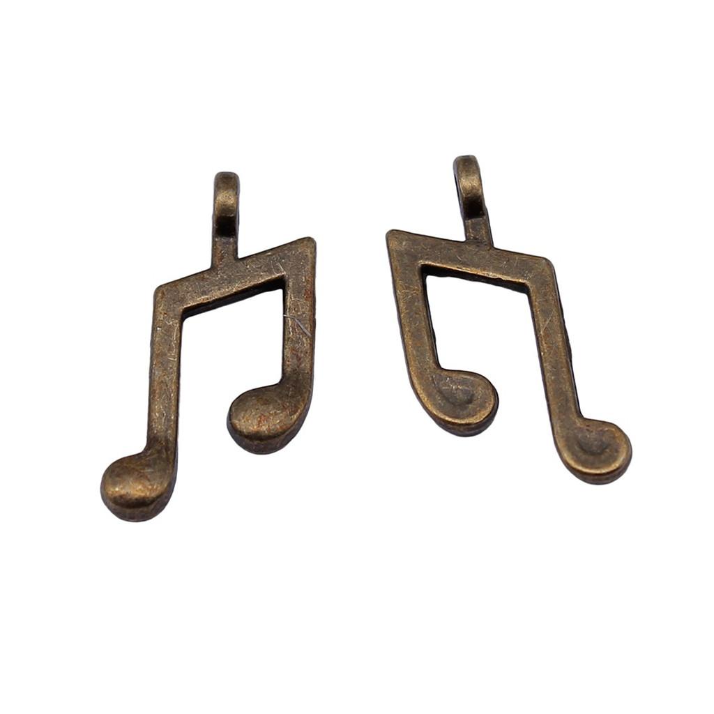 Jewelry Crafts Music Note Charms Alloy Pendants For Concert Collector