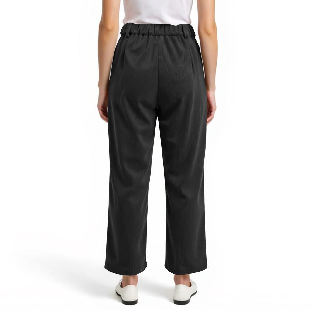 Women's Straight Pants Fashion Casual Pants Nine Point Harlan Pants