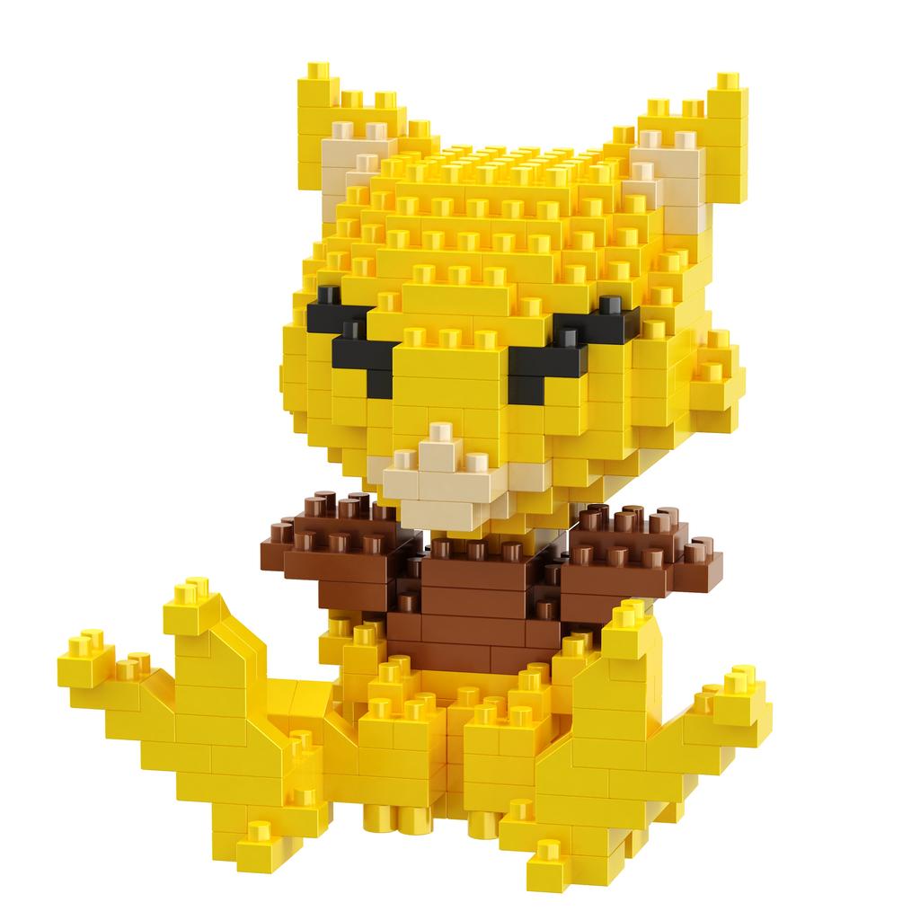 75 Style Building Blocks Assembly Anime Picachu Charizard Doll Blastoise Bulbasaur Gengar Bricks Figures Toy for Kid Gift