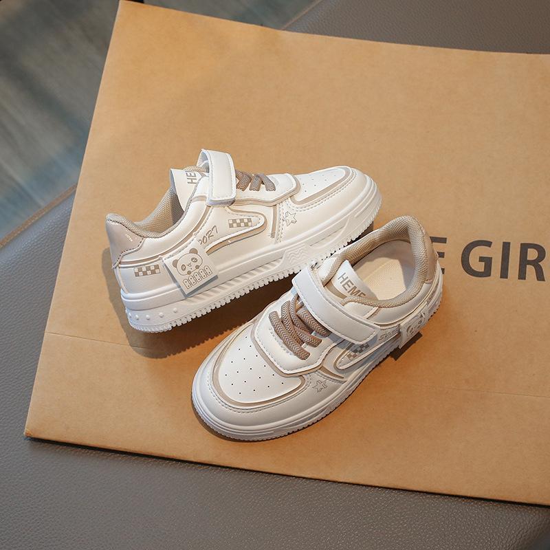 Girls' shoes 2025 autumn new student version little white shoes children's casual soft sole high value school season shoes