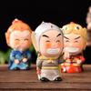 Three Kingdoms Figures Figurines Cartoon Ceramic Handicraft Home Decoration Ornament Character Statue Model Desk Gift Souvenir