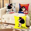 Cartoon MMafalda Cushion Cover Soft Plush Throw Pillow Cover DoubleSided Decorative Cushion Case Sofa Bedroom Home Decor