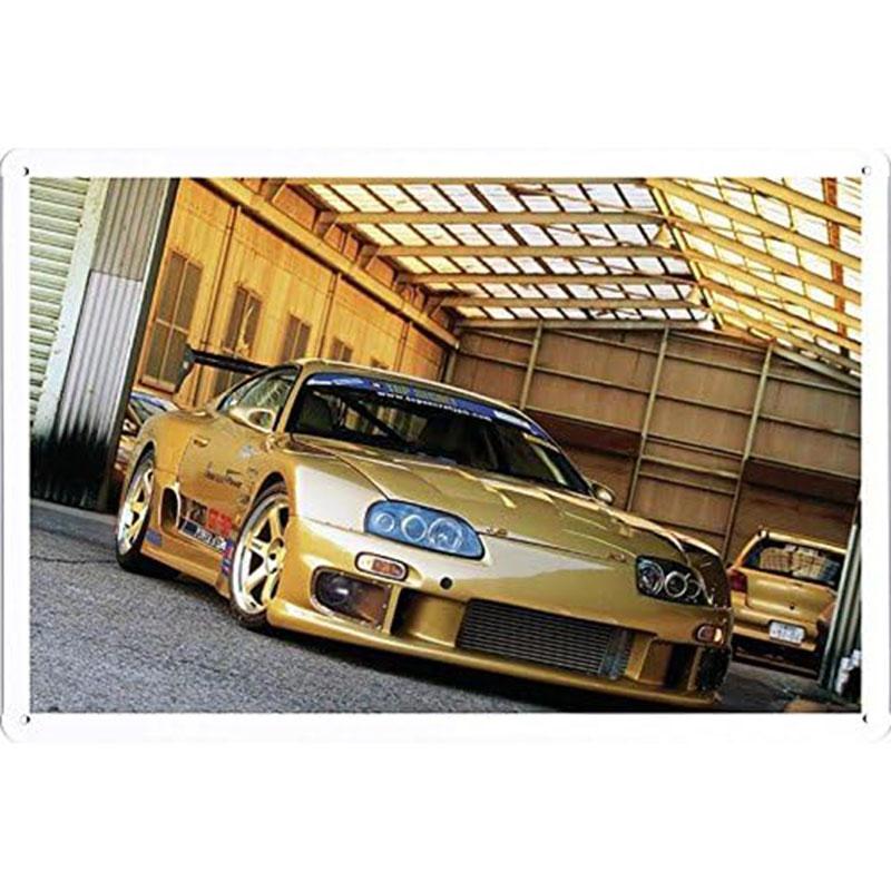 Vintage Automobile Car Vehicle Metal Tin Signs Posters Plate Wall Decor for Home Bars Garage Cafe Clubs Pub Retro Posters Plaque