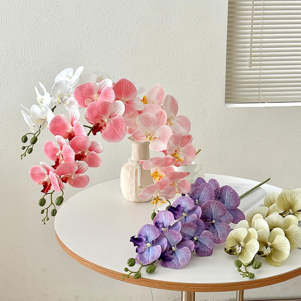Customizable Floral Decor Fake Flower Decoration Phalaenopsis Artificial Flower