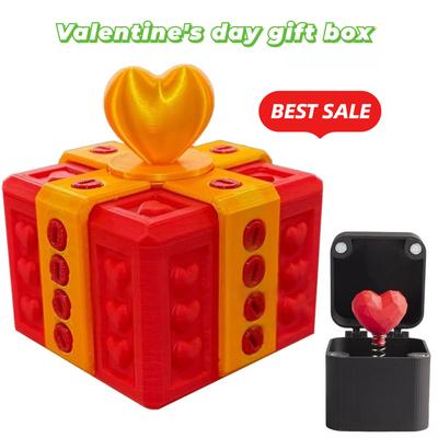 Out of the Box Pop-up Heart Gift Box Creative Desk Home Decor Gifts Love Novelty Valentine's Day Gift Box 2026