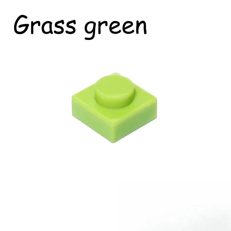 3024 1x1 Dot 1*1 Thin Plate MOC Assemble Particles DO IT YOURSELF 250/500PCS Construction Bricks Figures Blocks Learning Creativity Toy