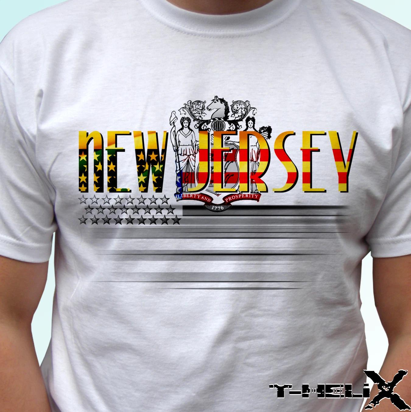 

New Jersey - white kids boys T-Shirt top USA state design - s s kids baby sizes 100
