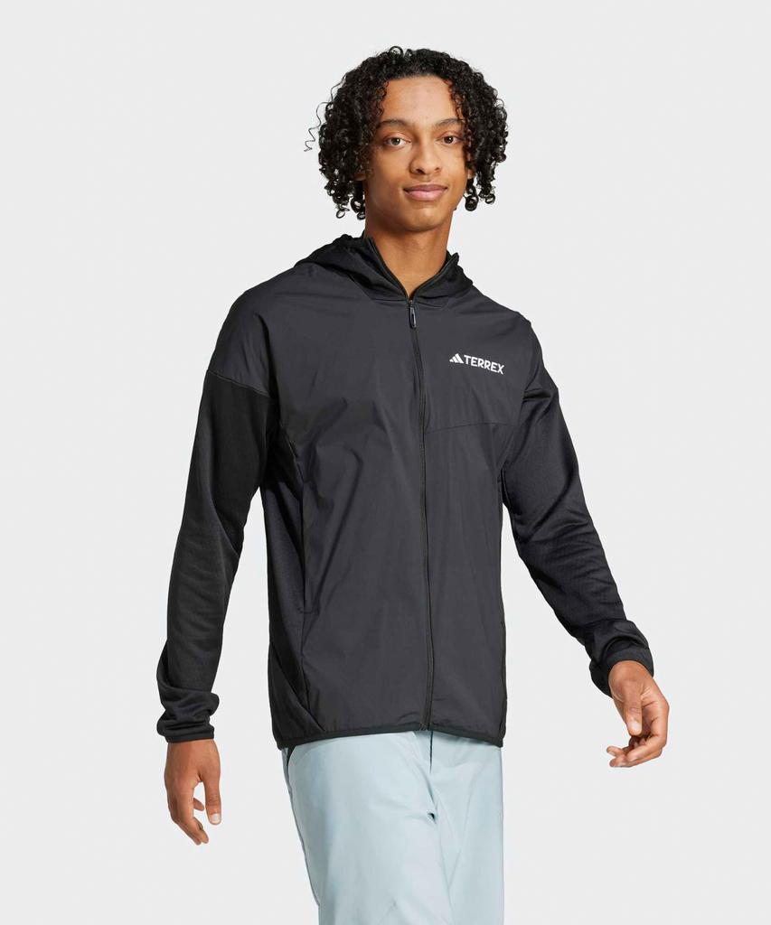 adidas Terrex Xperior Climawarm+ Windlight Fleece Hooded Jacket - Black / Jf1227
