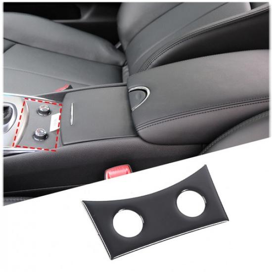 

Glossy Piano Black Seat Heat Switch Trim Sticker For Infiniti G37 G25 G35 07-13