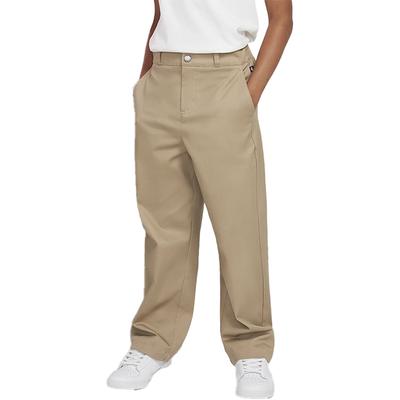Bol Kesim Düz Renk Rahat Spor Pantolonu Çocuk Alt Giyim Haki FN9215-247