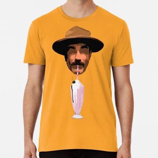 

There Will Be Blood Oil Milkshake S to 5XL Made in the USA 100% Cotton T-shirt Mens Tees Top S
