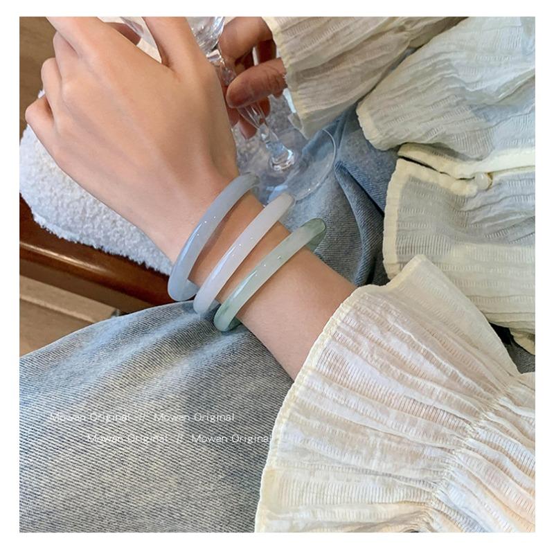 New chinese style glass antique bracelet - women's light luxury jewelry - gift accessory 8mm