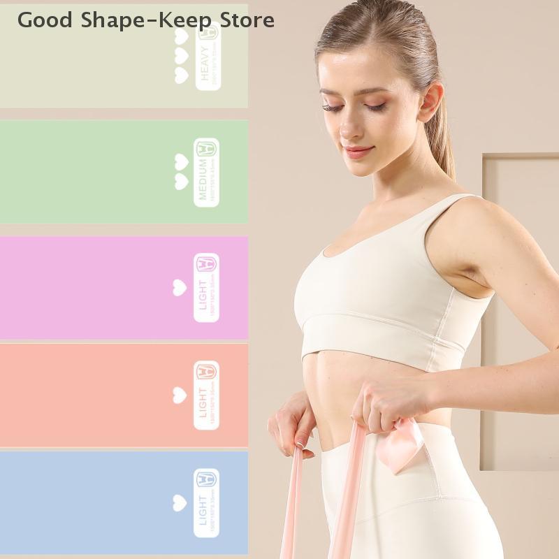 1PC Yoga Tension Piece For Home Use Beginners Stretching Training Resistance Band Women's Body Fitness Latin Dance Elastic Band