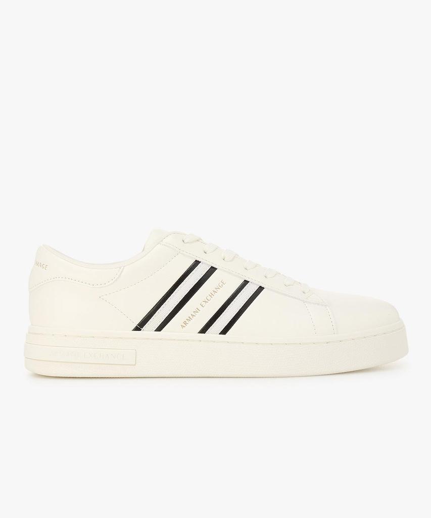 Armani Exchange Men'S Diagonal Logo Sneakers _Off White_A416175001