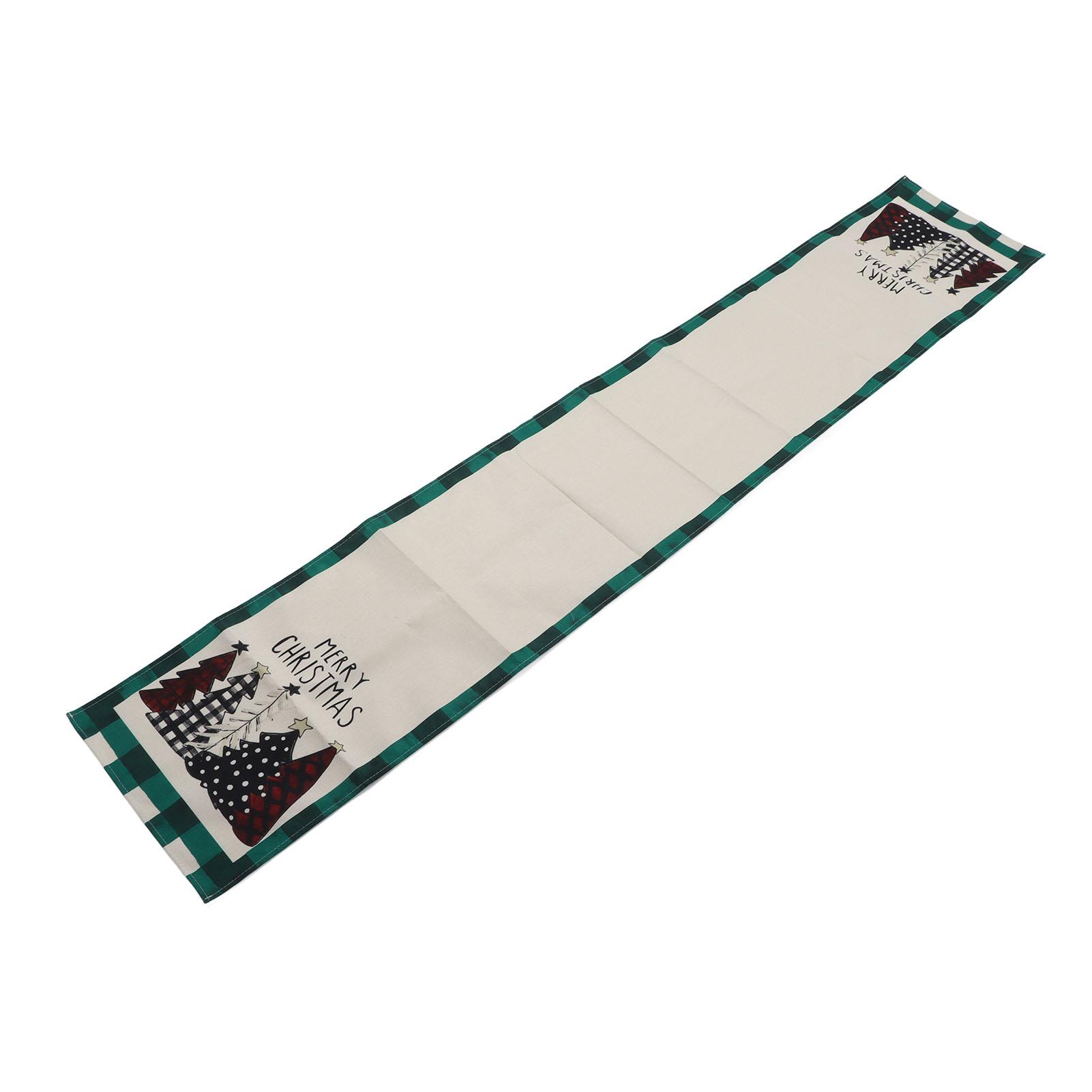 

Table Cloths Green Black Plaid Pattern Christmas Style Washable Rustic Kitchen Table Cover for Home Restaurant