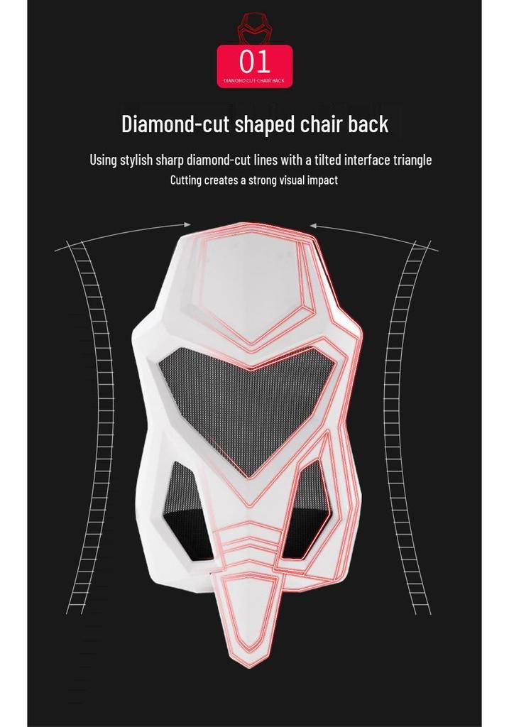 Ergonomic Reclining Gaming & Office Chair with Adjustable Backrest
