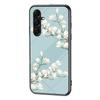 For Samsung Galaxy A17 5G Case Floral Pattern TPU+Tempered Glass Protective Phone Cover