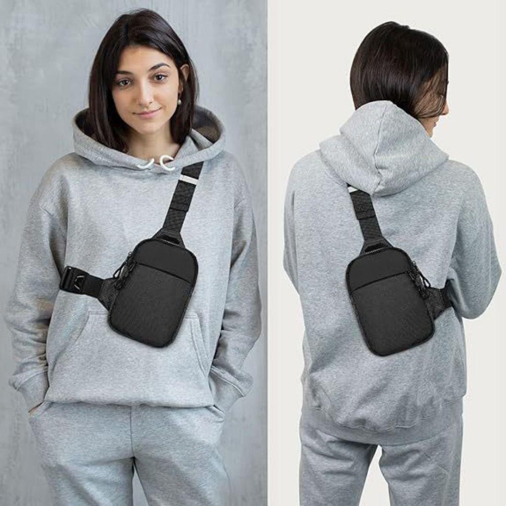 Waterproof Crossbody Slings Bag Portable Mini Chest Bag Multi-function Messengers Bag  Cycling