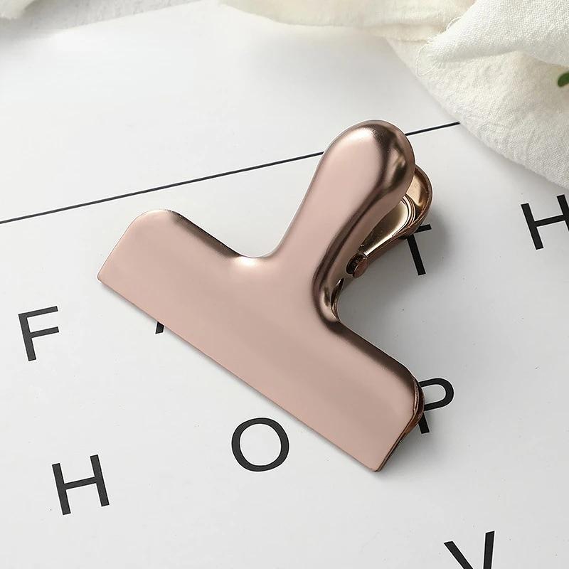 

Plating Stainless Steel Paper Clips Office Paper Organizer Student Teacher Stationery School Office Business Supplies