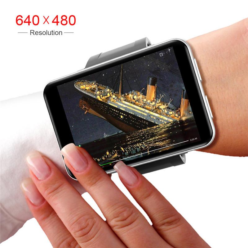 4G Android Sports Smart Watch 2.86 Inch IPS Screen 3G RAM 32G ROM BT4.0 5MP Camera 2700mAh Battery NFC GPS WiFi Smartwatch