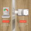 Smooth Operation Stainless Steel Partition Door Lock Metal Indicator Door Lock  Restroom