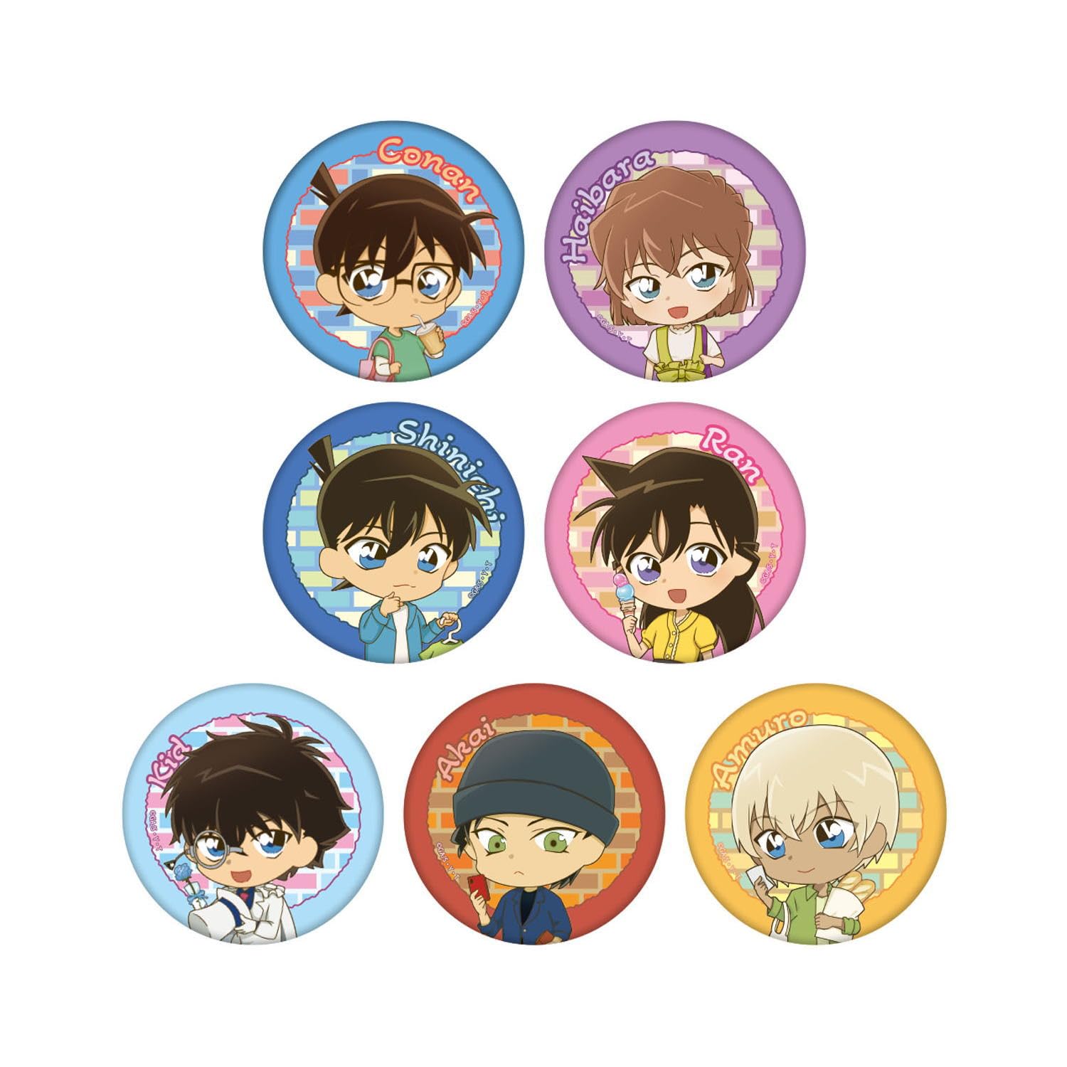 

Toshin Pack Detective Conan Can Badge Collection one (Okaimono Series) Any CO-CB064