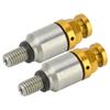 2pcs M5x0.8 Aluminium Alloy Fork Air Bleeder Pressure Relief Valve Replacement for CRF150R CR125R