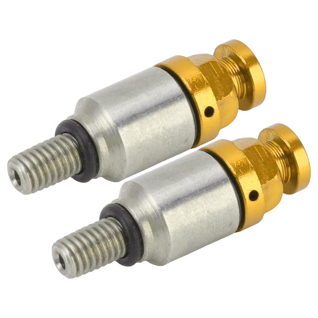 2pcs M5x0.8 Aluminium Alloy Fork Air Bleeder Pressure Relief Valve Replacement for CRF150R CR125R
