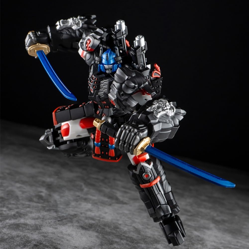 HiPlay Iron Works 1/12 Scale Primitive Warrior Great Ape General EX-75 Movable Action Figure with Accessories, Full Set, Samurai Version