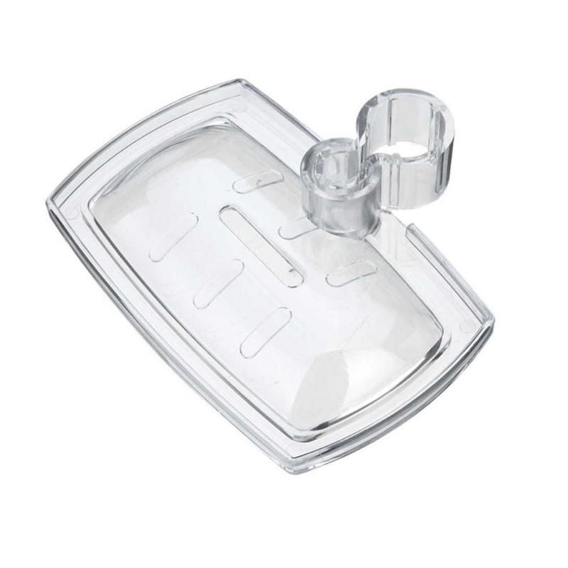 652F Adjustable Shower Rod Soap Dispenser Bathroom Accessory Small Design Easy Installs Rust Resistant Bathrooms Fixture