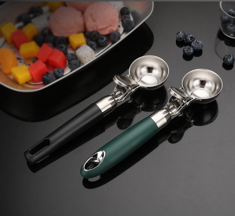 304 Stainless Steel Pressable Ice Cream and Fruit Baller