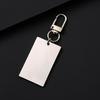Engraved Stainless Steel Keychain Tag with Laser Printing