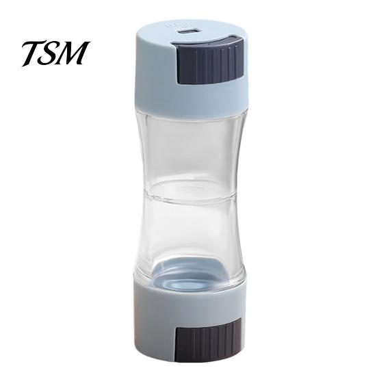 Condiment Container Spice Jar Visible Design Large Capacity Good Sealing Food Grade Dustproof Salt Shaker Reusable Quantitative Seasoning Tank Storage