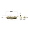 Alloy Incense Burner Stick Holder Buddhism Lotus Line Incense Plate Coil Base