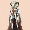2Pcs Luxury  Silk Satin Square Scarf Women Hijab Bandana Muslim Headscarves Shawl Wrap Ladies Headband Neckerchief Foulard