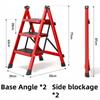 Foldable Step Stool Indoor Multi-Purpose Anti-Slip Safety Ladder 2/3 Step Household Compact Lightweight Space-Saving Design