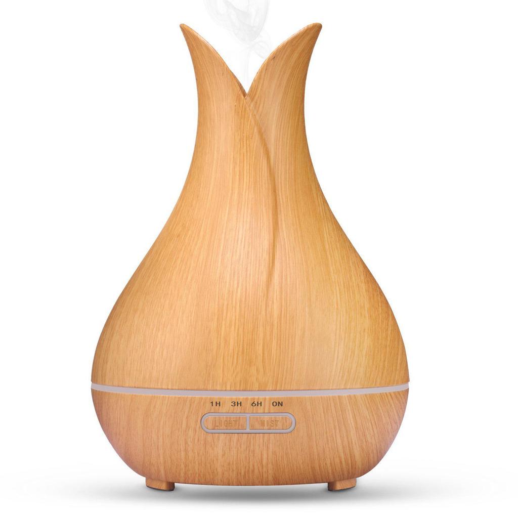 400ml Wood Grain Aromatherapy Diffuser & Humidifier for Essential Oils
