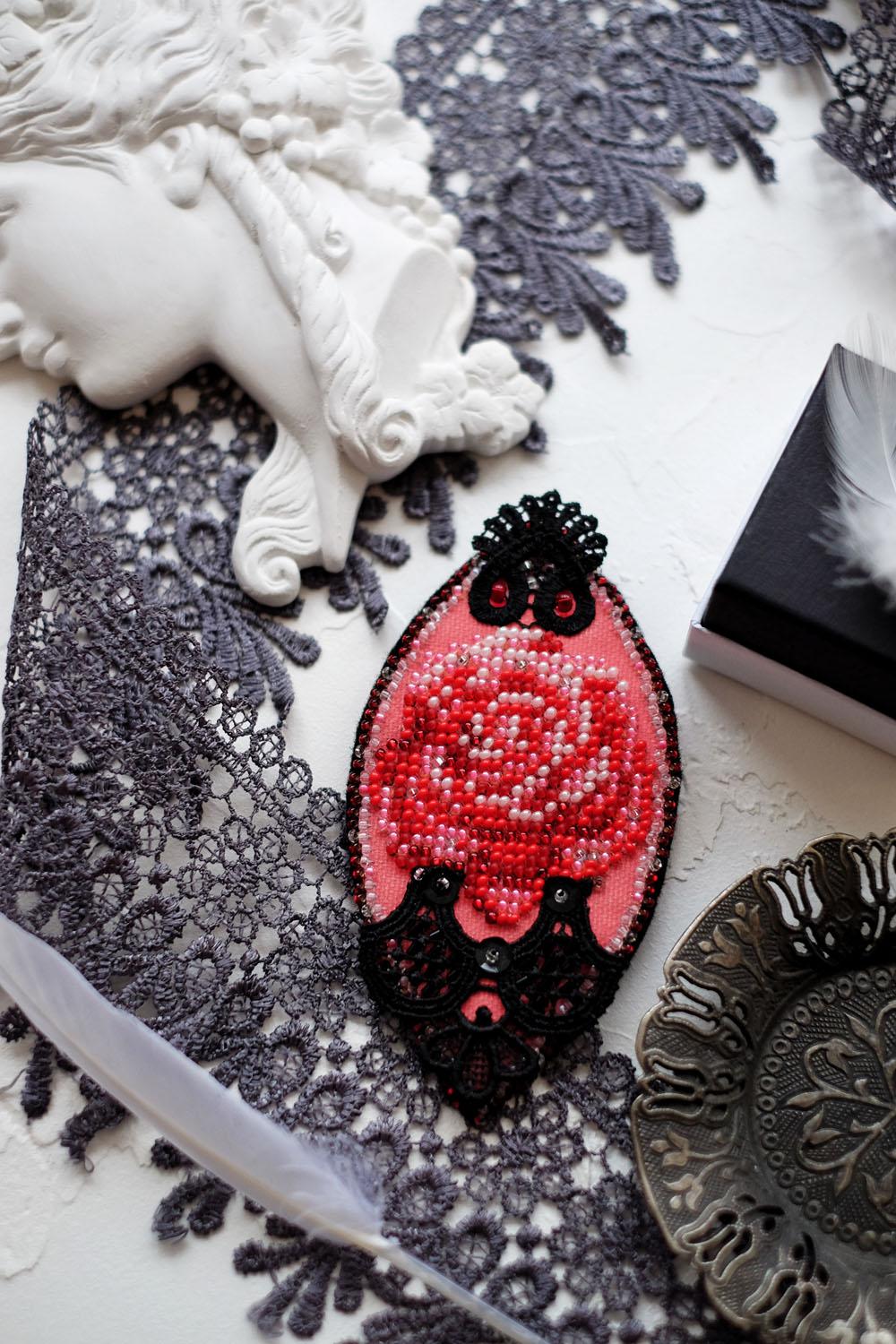 

Набір для вишивання бісером прикраси на натуральному художньому холсті Passion 115x60mm