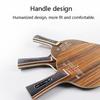 High Quality Ebony Dalbergia Table Tennis Racket Bottom Plate 5 Ply Long Handl