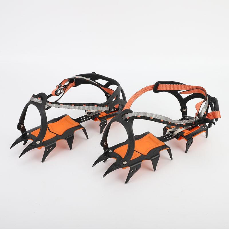 Outdoor 12-Tooth Non-Slip Crampons for Mountain Climbing