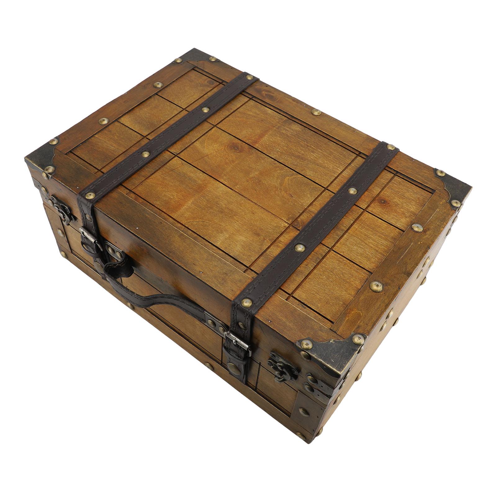 

Винтажный деревянный сундук ретро элегантный декоративный чемодан коробка для хранения фото реквизит подарок