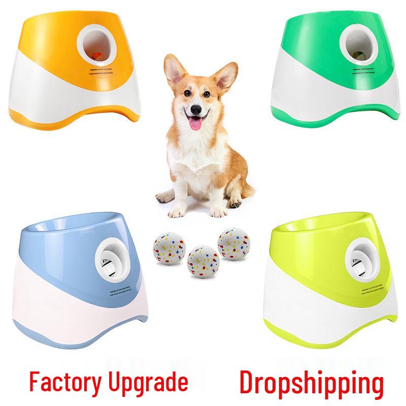 Rechargeable Smart Dog Toy - Automatic Multicolor Tennis Ball Launcher