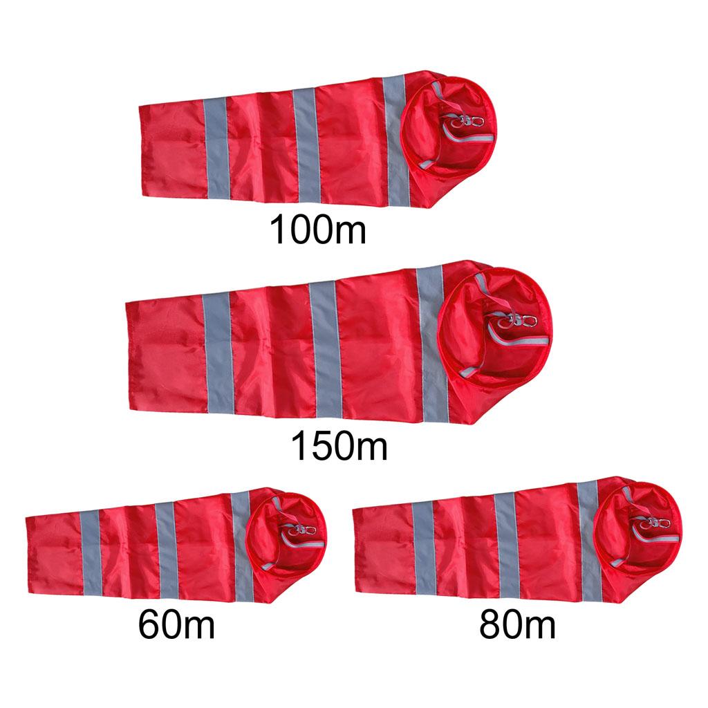 Windsock, Wind Measuring Socks Bag Outdoor Weather Tool , Red