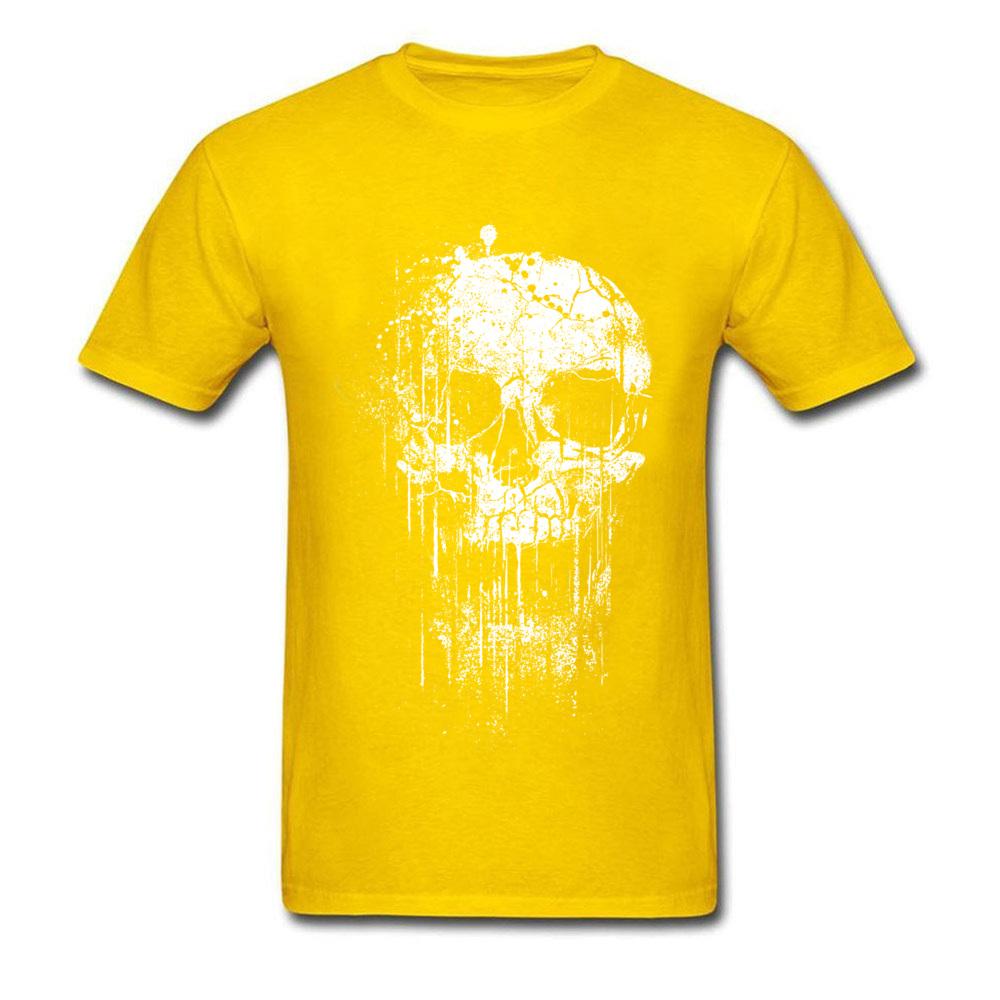 Cooles Totenkopf T-Shirt Neues Design Kurzarm Herren T-Shirts Berühmte Marke Mode Sommer T-Shirt Rundhalsausschnitt Kostenloser Versand