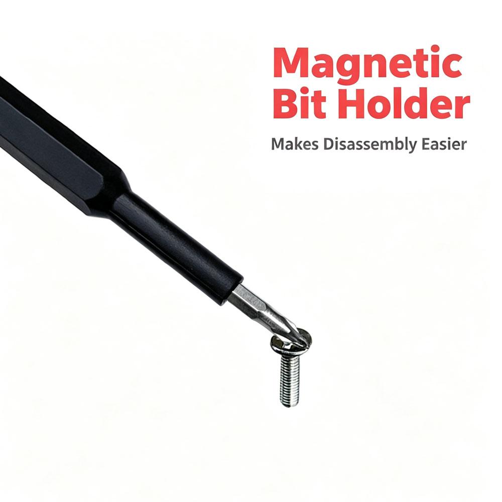 Precision Screwdriver Set 25 In 1 Screw Driver Set Hexagonal Flat Head Magnetic Bits for iPhone PC Watch Camera Glasses Plastic