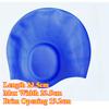 Waterproof Swimming Cap High Elasticity Ears Protection Large Silicone Diving Cap for Enhanced Comfort and Durability