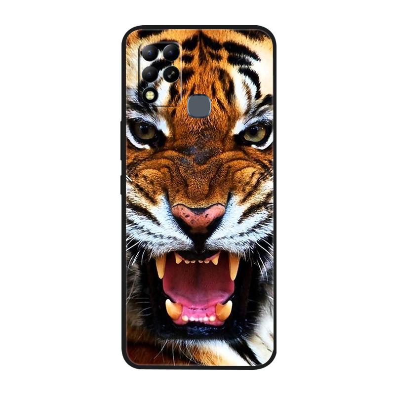 For Infinix Hot 11 G37 4G Case Covers TPU Black Silicone Cover for Infinix Hot11 G37 Protective X689F Soft G 37 Black Shells