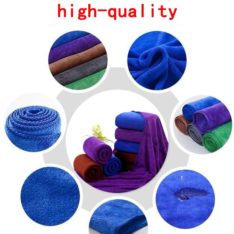 1/3/5Pcs Multi-Purpose Microfiber Cleaning Towels Car Durable Detailing Wash Towel HeavyDuty Cleaning Cloth for Kitchen Bathroom