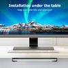 Under Desk Laptop Storage Holder Mount Bracket with Screw Space Saving Under Table Notebook Support Stand Hardware