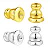 Set of 4 Secure Earring Backs Studs Locking Clutch Secure Locking Backing Stainless Steel Earring Plugs for Droopy Ears